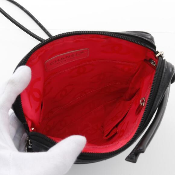 CHANEL Cambon Shoulder Bag Leather Black - Picture 3 of 8